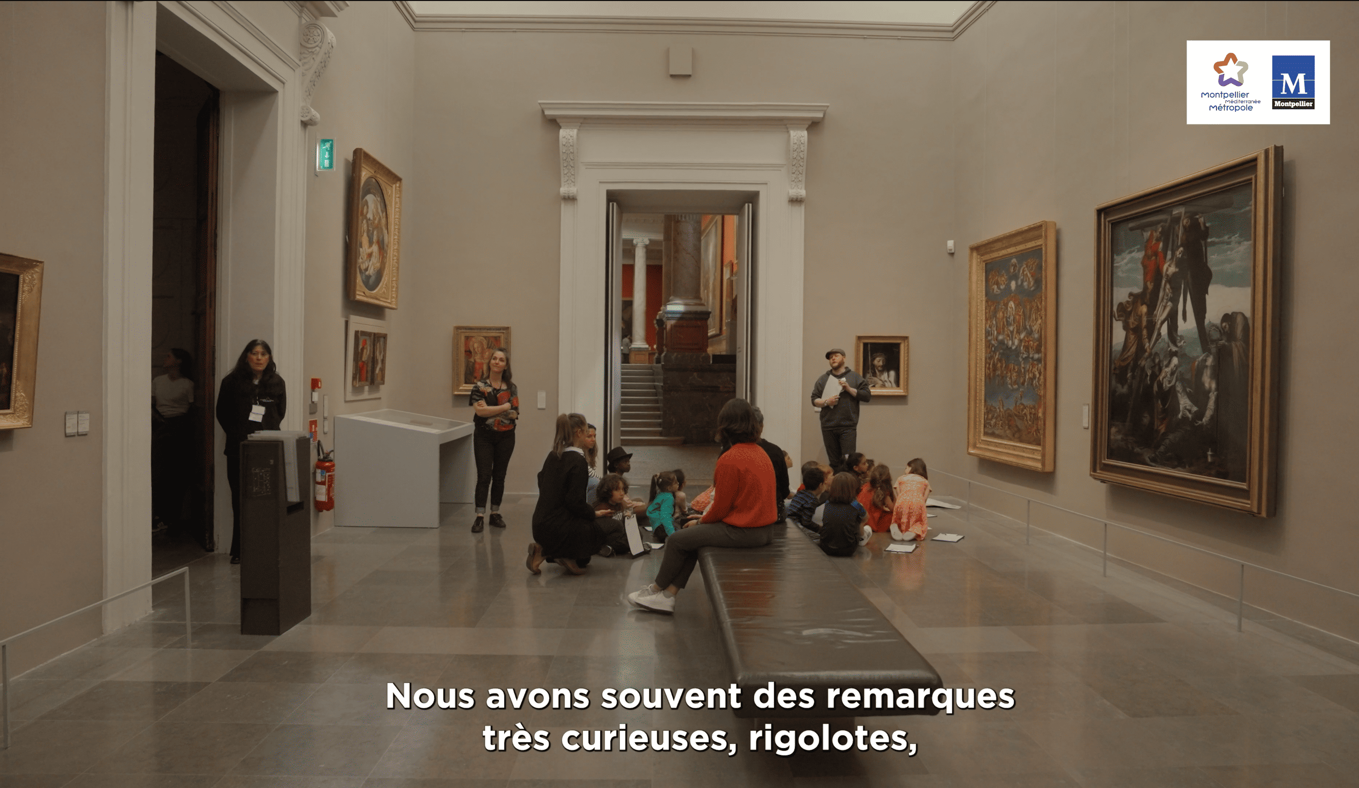 Afficher la vidéo Les enfants ambassadeurs du musée Fabre